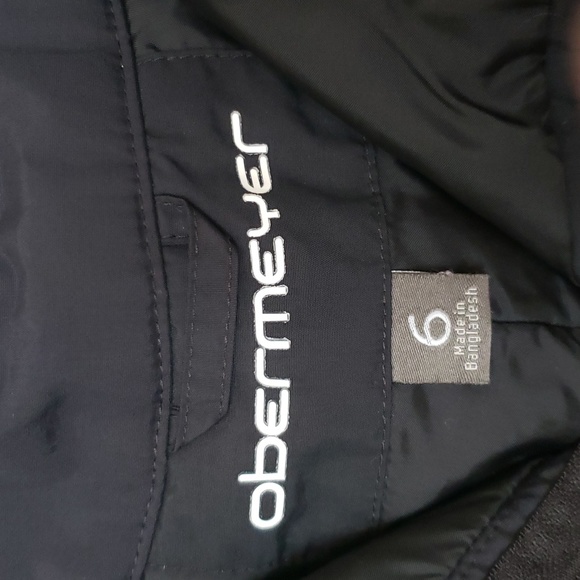 Obermeyer black snow pants, ski snowboard pants, women's size 6 - Picture 7 of 12